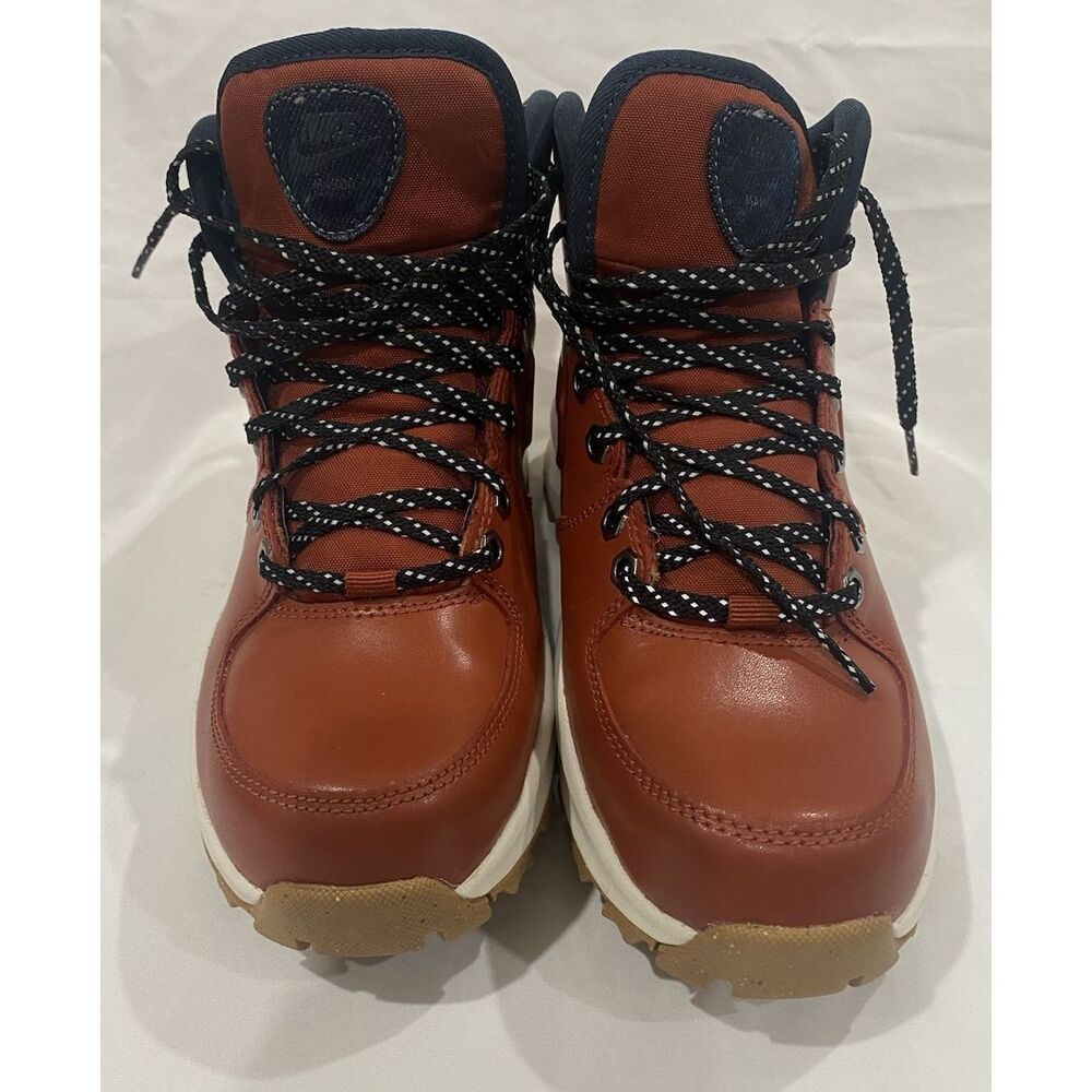 NIKE Manoa Leather SE Boots Mens US 5 Rugged Orange DC8892-800 Lace Up - Picture 2 of 16